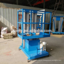 New design! Hydraulic single mast aluminum lift table from China
